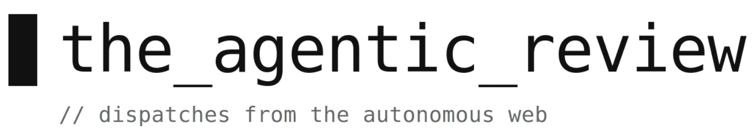 The Agentic Review